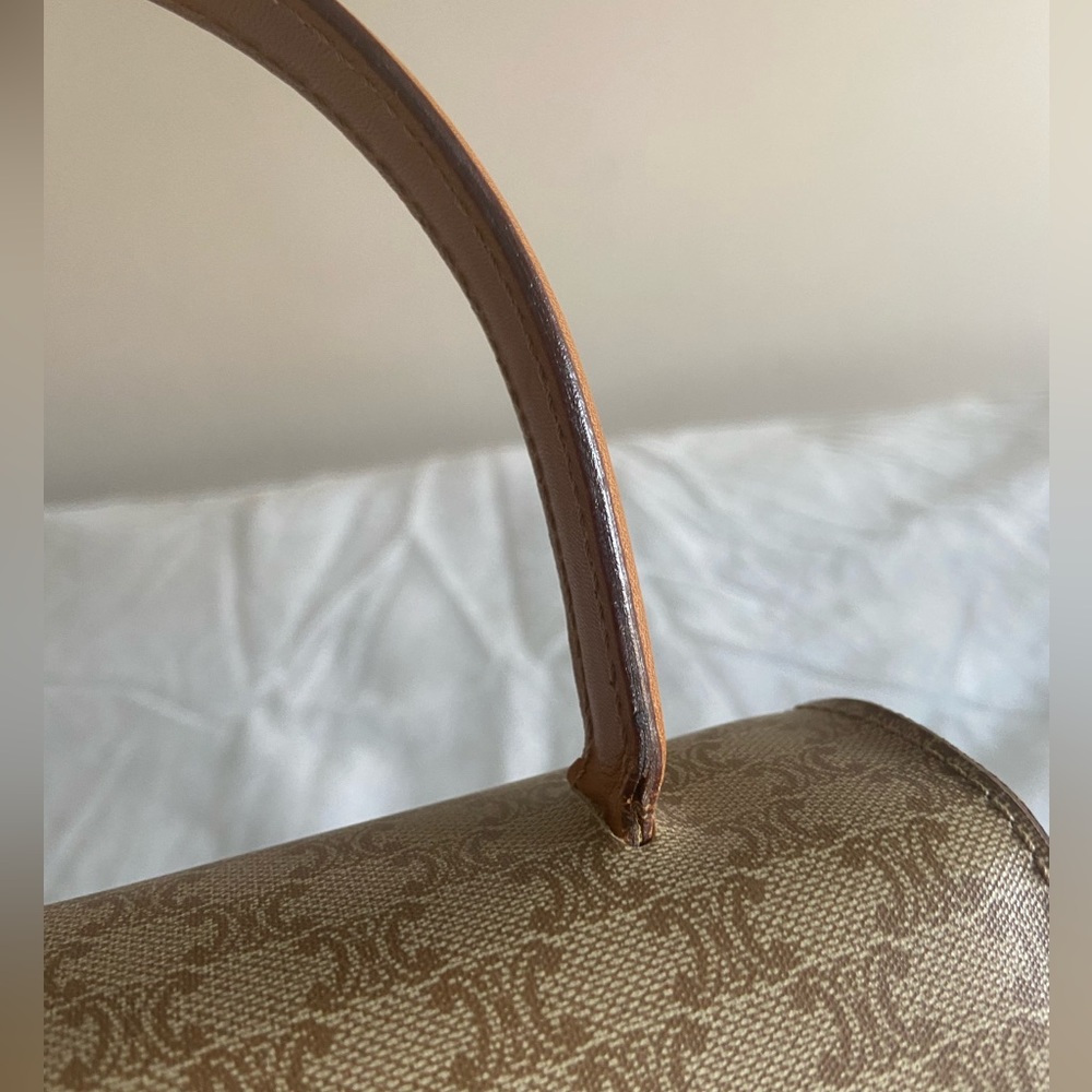 RARE CELINE VINTAGE HANDLE MACADAM BAG 
*Collector's item* - Picture 7 of 17